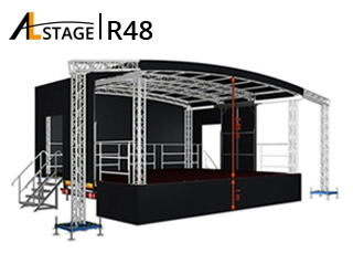 Rundbogen-Trailerbühne AL Stage R48