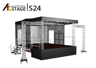 Pultdach-Trailerbühne AL Stage S24
